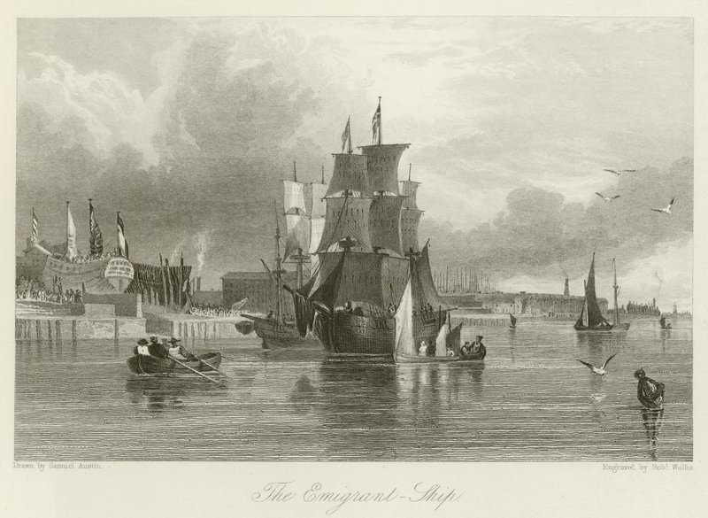 La nave degli emigranti da Samuel Austin