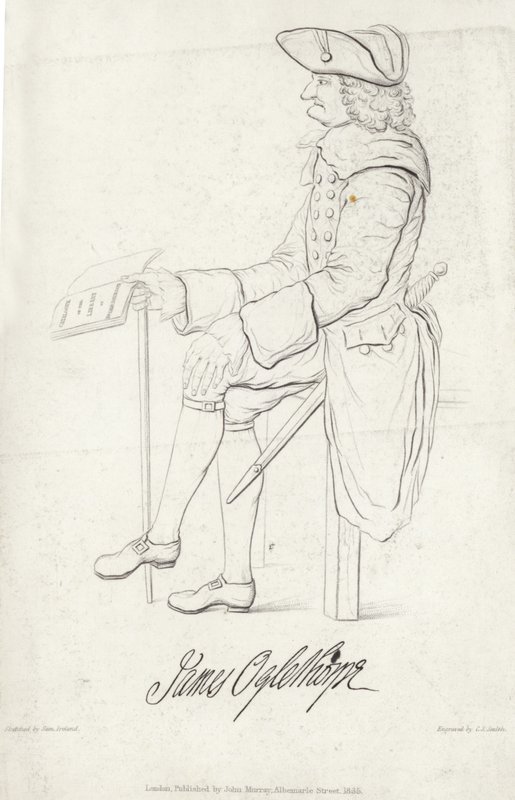 Ritratto di James Oglethorpe da Samuel Ireland