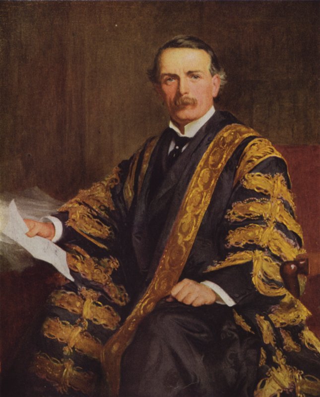 David Lloyd George, politico liberale gallese e Primo Ministro della Gran Bretagna da Samuel Luke (after) Fildes