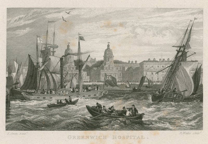 Ospedale di Greenwich, Londra da Samuel Owen