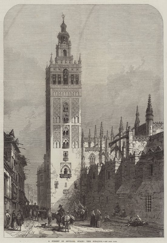 Una strada a Siviglia, Spagna, la Giralda da Samuel Read