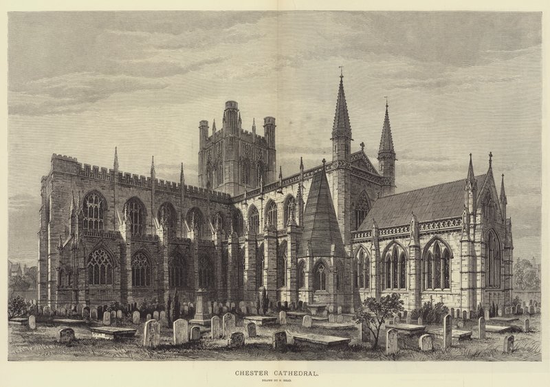 Cattedrale di Chester (incisione) da Samuel Read
