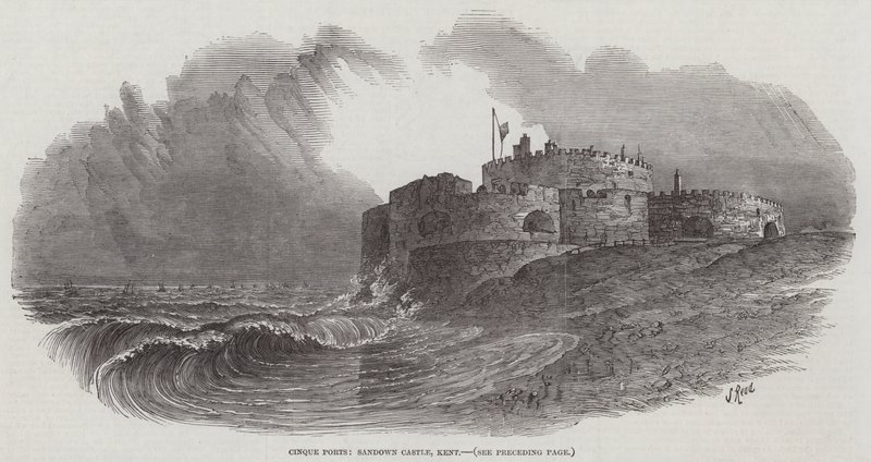 Cinque Porti, Castello di Sandown, Kent da Samuel Read