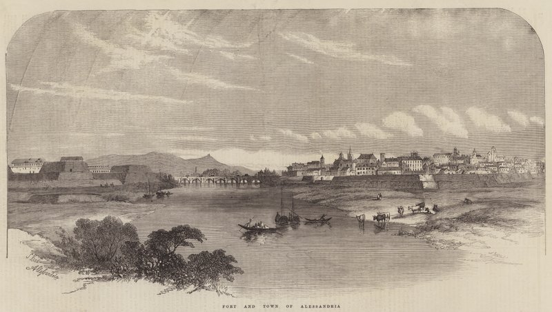 Forte e città di Alessandria da Samuel Read