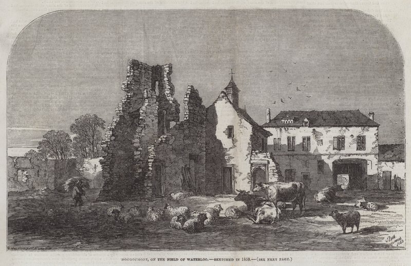Hougoumont, sul campo di Waterloo da Samuel Read
