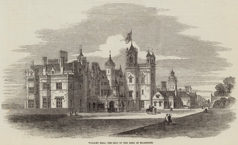 Worsley Hall, la residenza del Conte di Ellesmere da Samuel Read