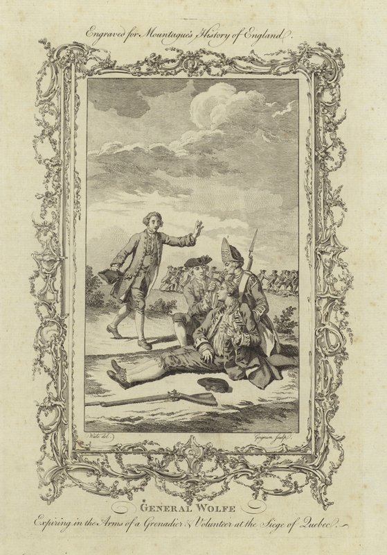 La morte del generale James Wolfe da Samuel Wale