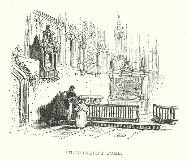 Tomba di Shakespeare da Samuel Williams