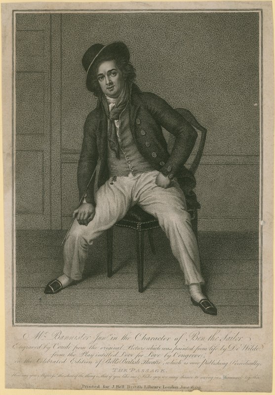 Il signor Bannister junior nel ruolo di Ben il marinaio da Samuel de Wilde