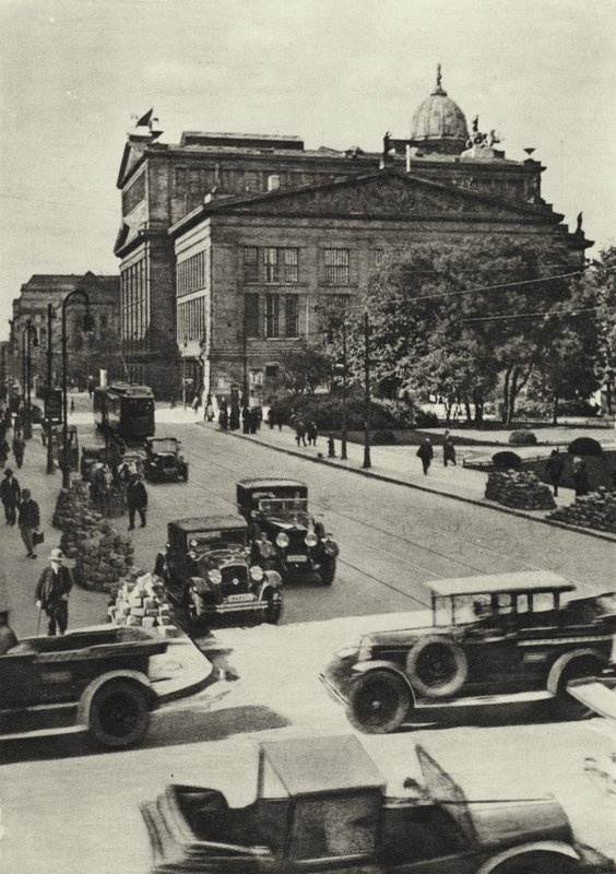 Berlino: Schauspielhaus (foto in bianco e nero) da Sasha Stone