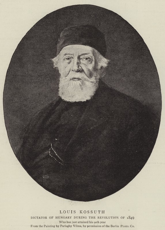 Louis Kossuth (litografia) da School Hungarian