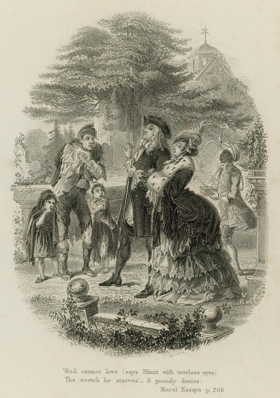 Scena da Saggi Morali, di Alexander Pope da Scottish School