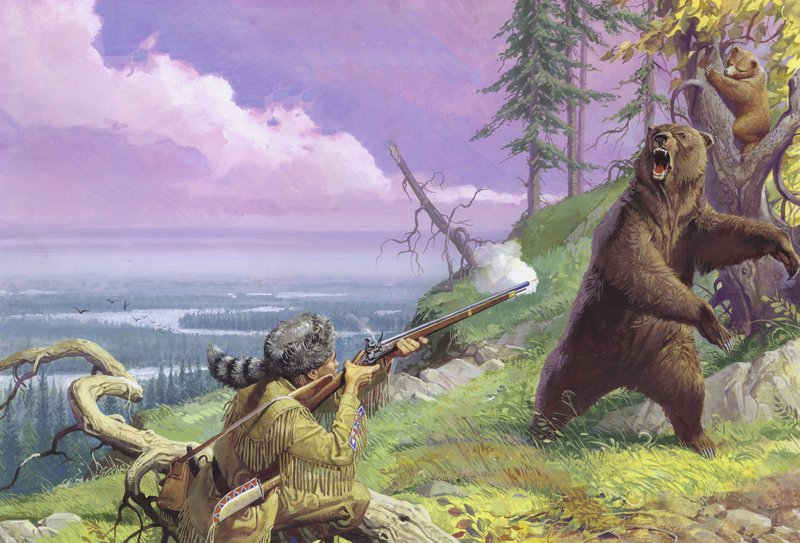 Daniel Boone apre il sentiero della terra selvaggia da Severino Baraldi
