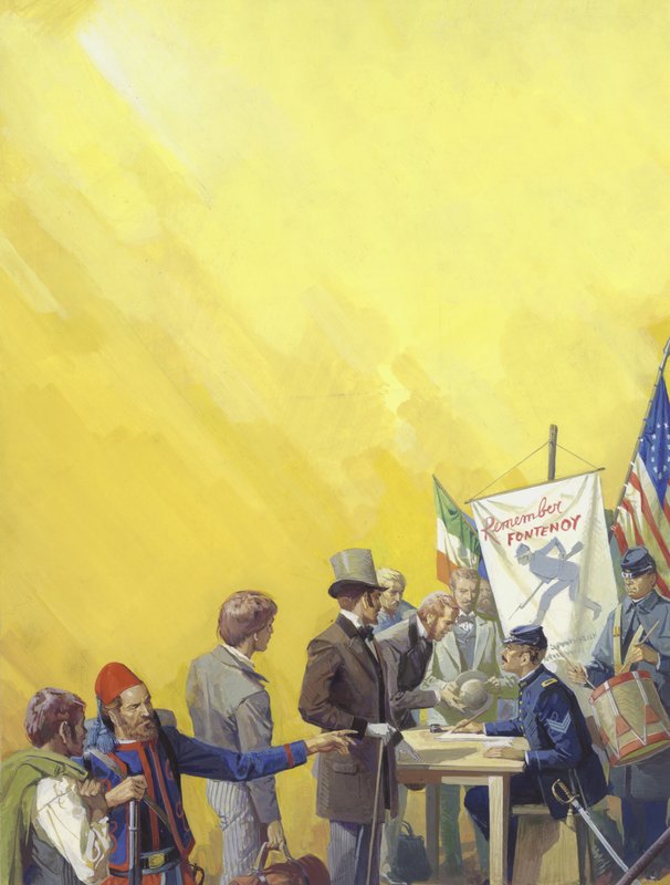 Il reclutamento irlandese per la guerra civile americana da Severino Baraldi