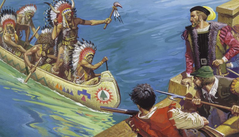 Il secondo viaggio di Jacques Cartier sul fiume San Lorenzo da Severino Baraldi