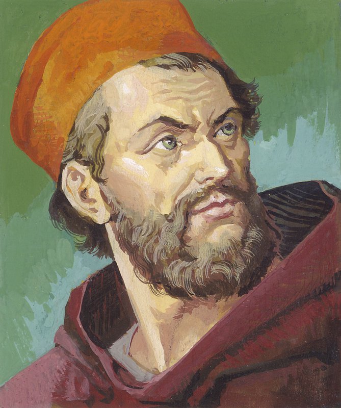 Marco Polo (gouache on paper) da Severino Baraldi