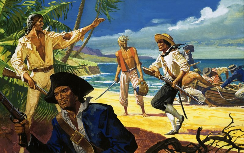Gli ammutinati del Bounty sbarcano sull
