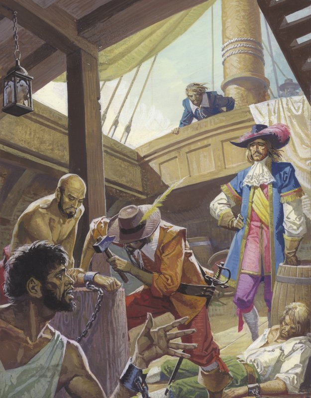 William Dampier fa mettere ai ferri gli ammutinati da Severino Baraldi