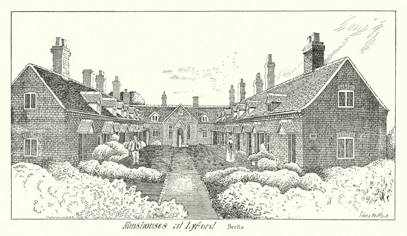 Case di Carità a Lyford, Berks da Sidney Heath