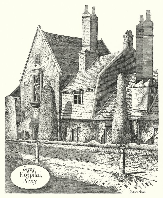 Ospedale di Gesù, Bray (incisione) da Sidney Heath