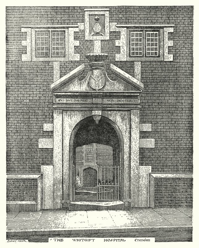Ospedale di Whitgift, Croydon da Sidney Heath