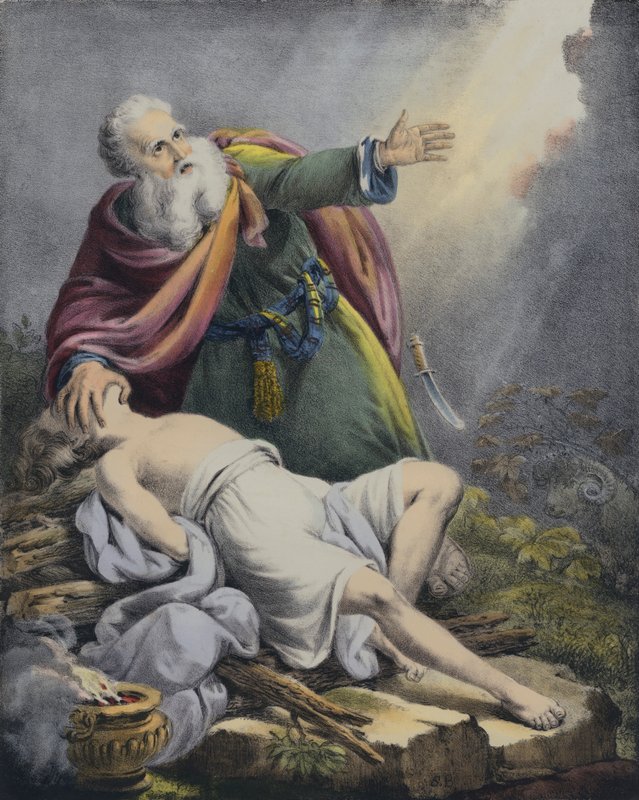 Abramo offre suo figlio Isacco da Siegfried Detler Bendixen