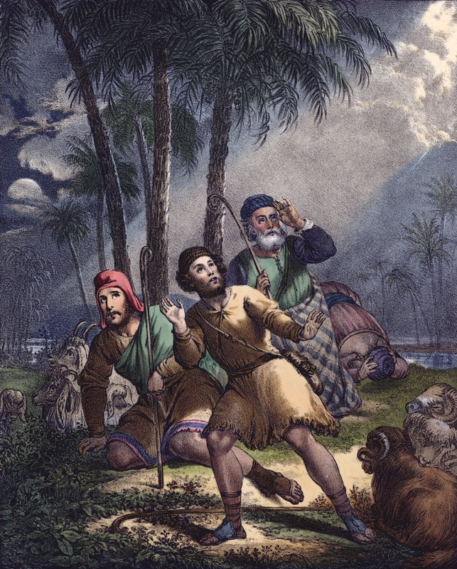 Annuncio di Cristo ai pastori ebrei da Siegfried Detler Bendixen