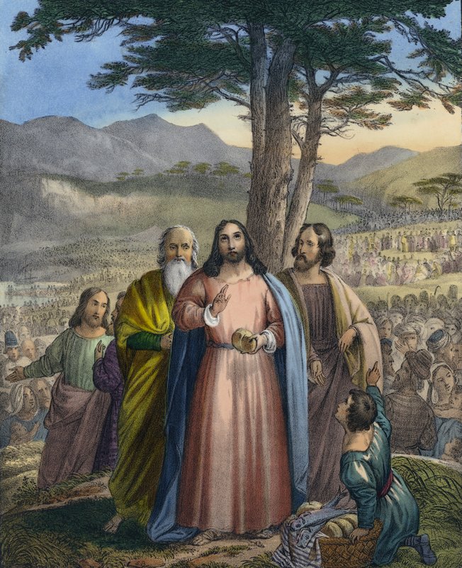 Cristo nutre la moltitudine da Siegfried Detler Bendixen
