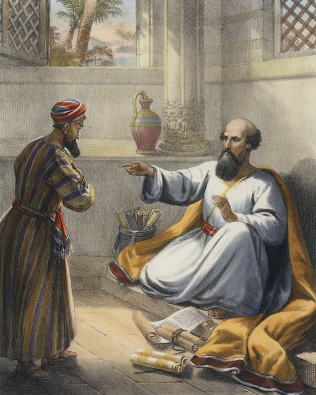 Eliseo e Ghehazi da Siegfried Detler Bendixen