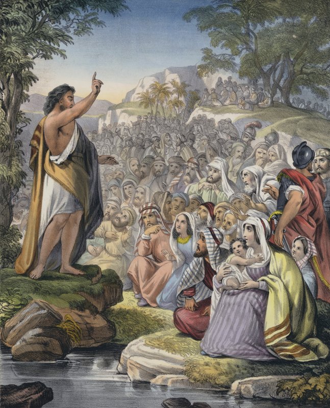 Giovanni che predica nel deserto da Siegfried Detler Bendixen