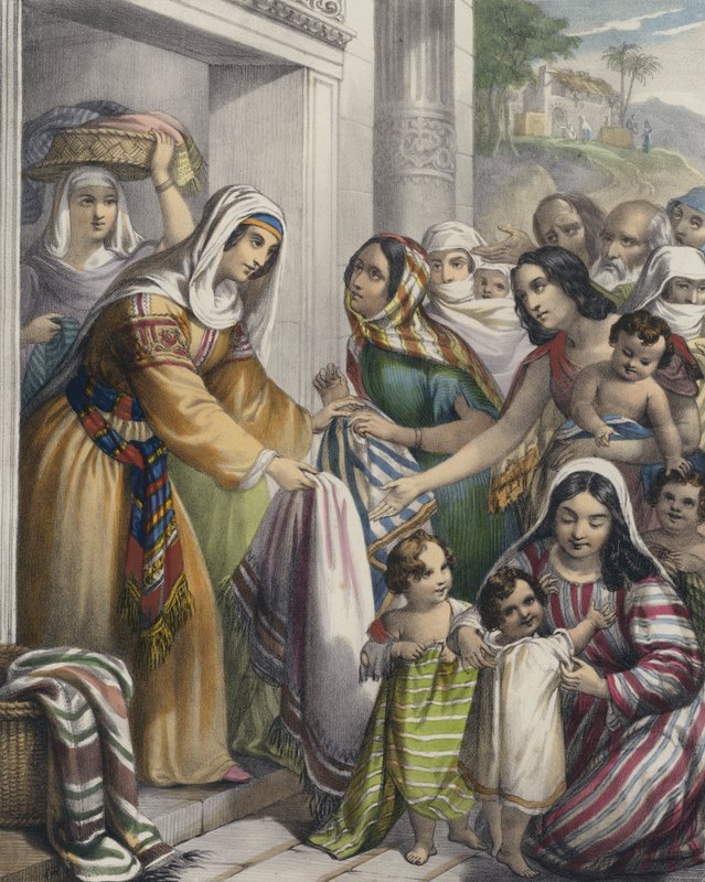 Le buone opere e le elemosine di Tabita da Siegfried Detler Bendixen