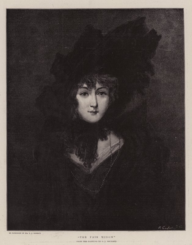 La bella vedova da Simon Jacques Rochard