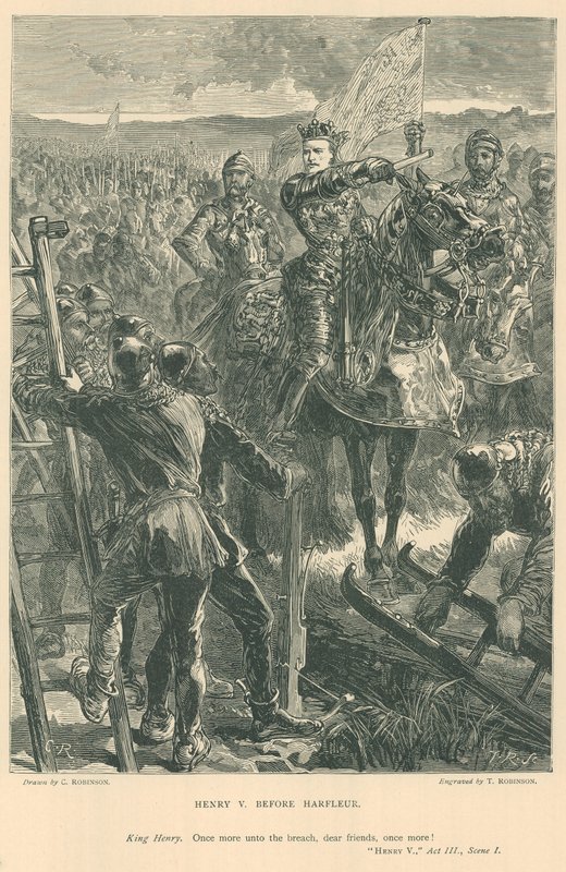 Illustrazione per Enrico V di Shakespeare da Sir John Charles Robinson