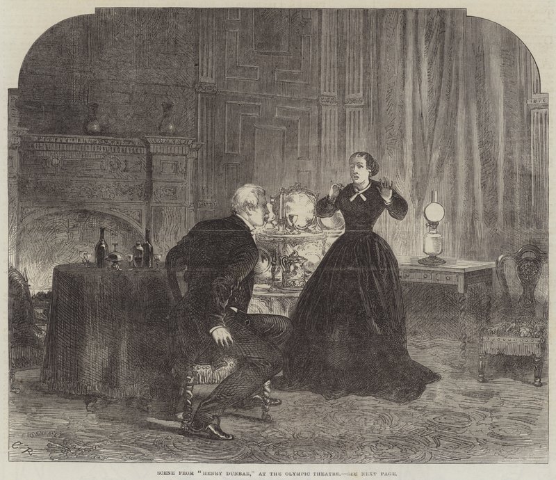 Scena da Henry Dunbar, al Teatro Olimpico da Sir John Charles Robinson