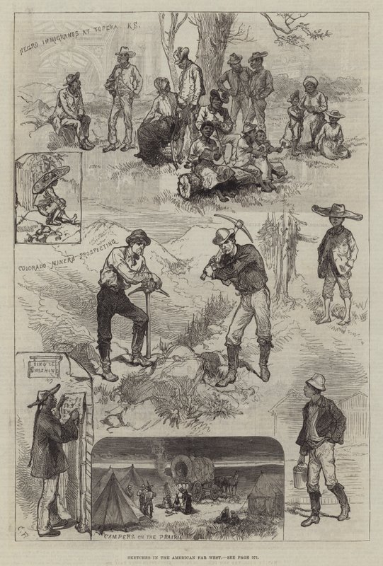 Schizzi nel Far West americano da Sir John Charles Robinson