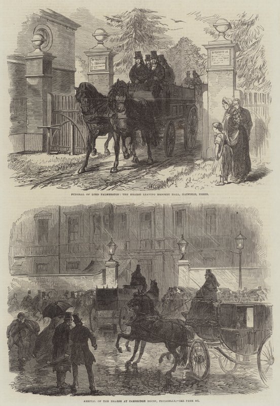 Il funerale di Lord Palmerston da Sir John Charles Robinson