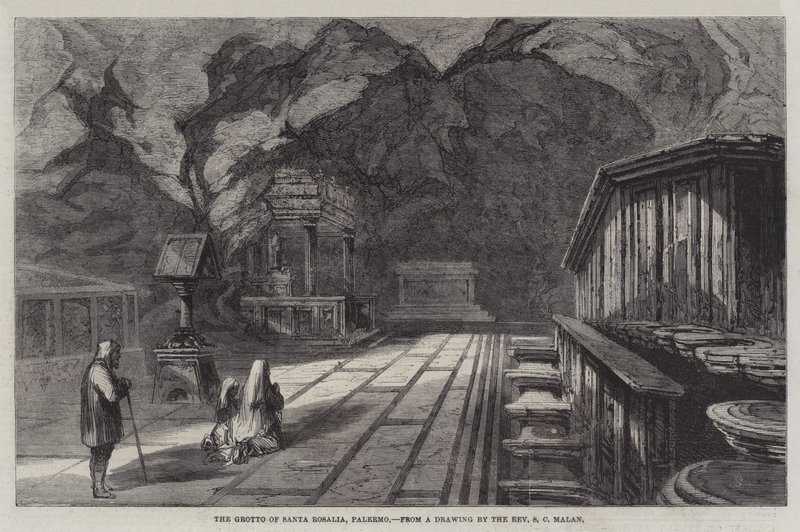 La grotta di Santa Rosalia, Palermo da Solomon Caesar Malan