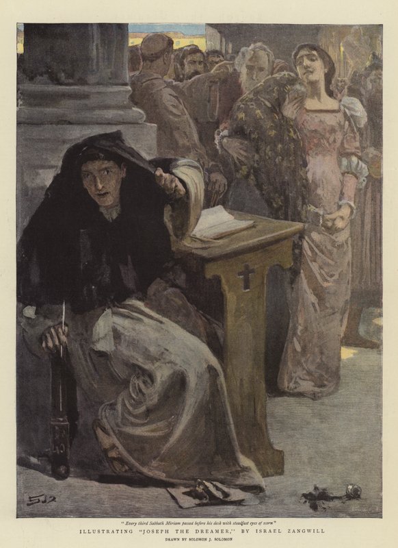 Illustrazione di Giuseppe il Sognatore, di Israel Zangwill da Solomon Joseph Solomon