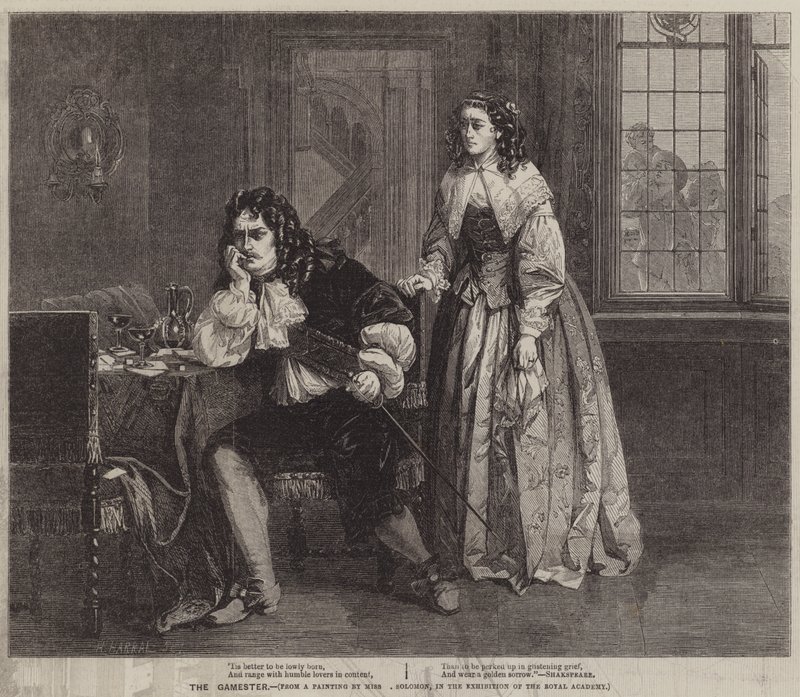 Il giocatore da Solomon Joseph Solomon