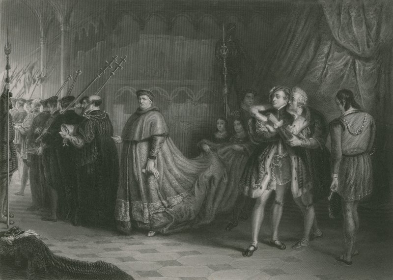 La lite tra Wolsey e Buckingham, Re Enrico VIII da Solomon Alexander Hart
