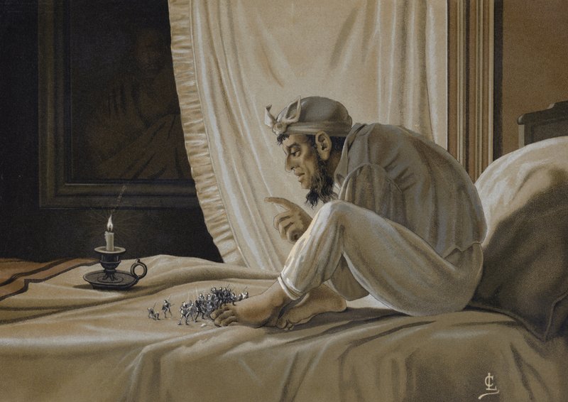 Allucinazioni del drammaturgo inglese Ben Jonson da Spanish School