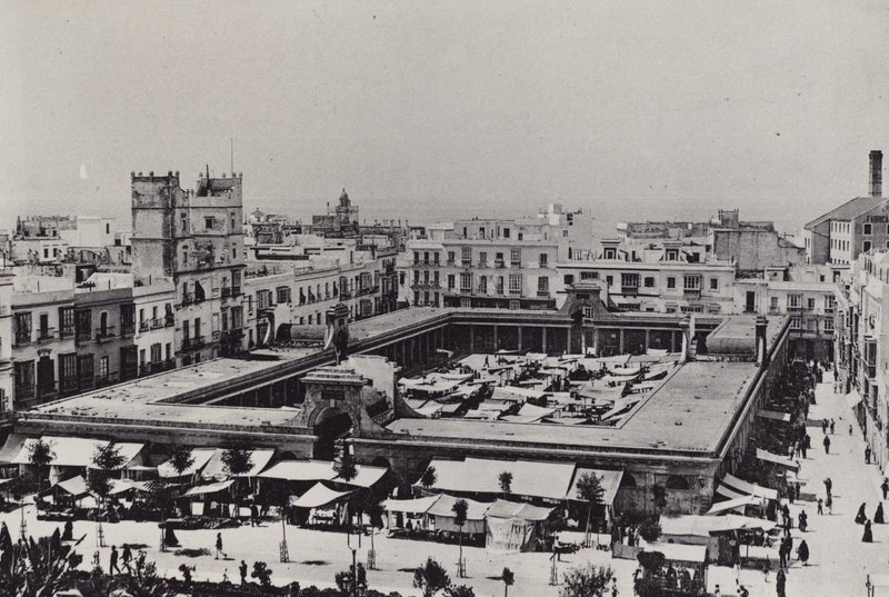 Cadice: Plaza de Abastos (foto in b/n) da Spanish Photographer