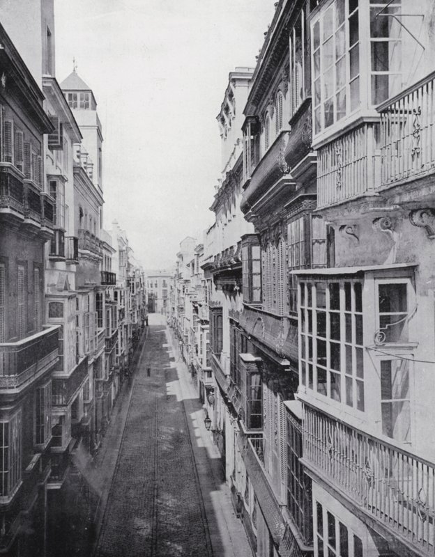 Calle Ancha, Cadice (foto b/n) da Spanish Photographer