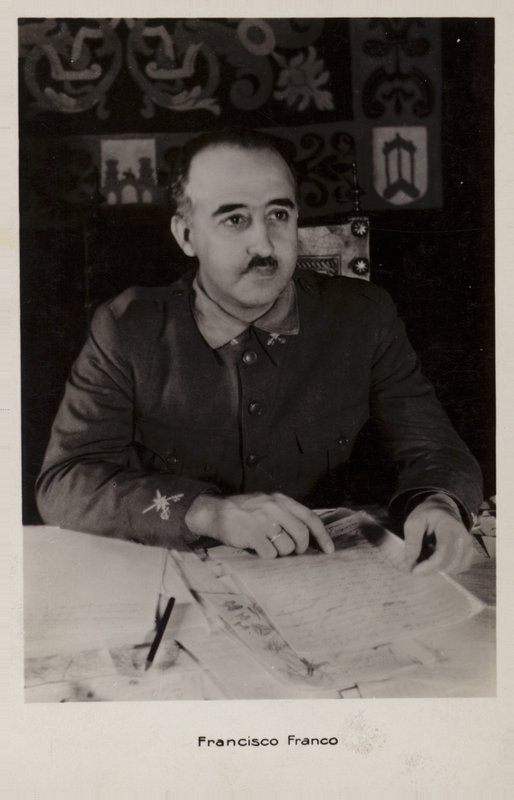 Francisco Franco (b/w photo) da Spanish Photographer