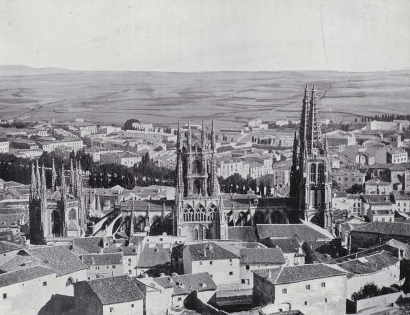 Veduta generale di Burgos (foto b/n) da Spanish Photographer