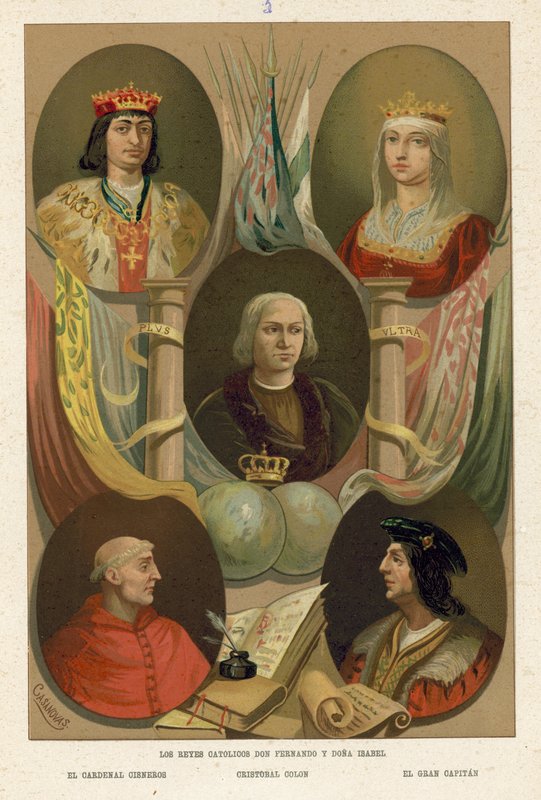 Ferdinando e Isabella di Spagna da Spanish School