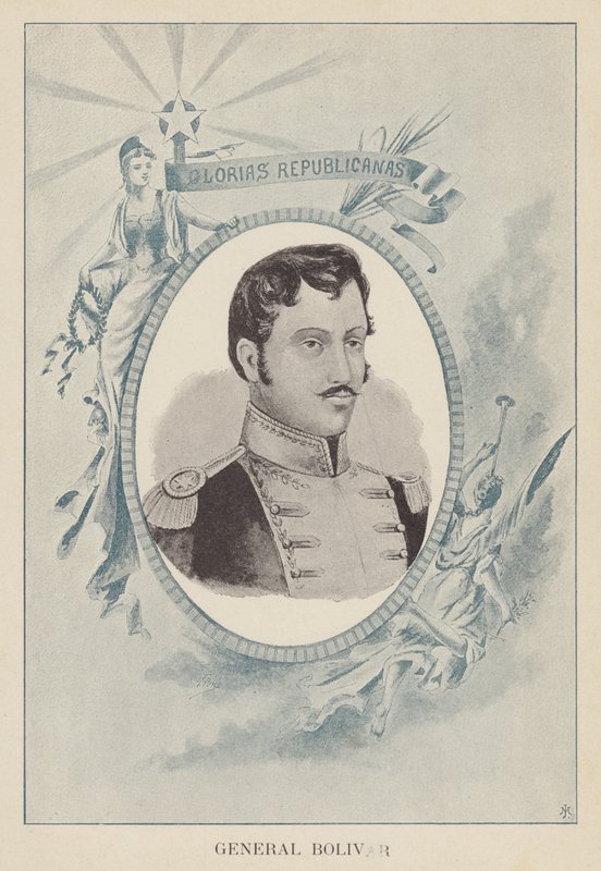 Simon Bolivar, leader politico e militare venezuelano da Spanish School