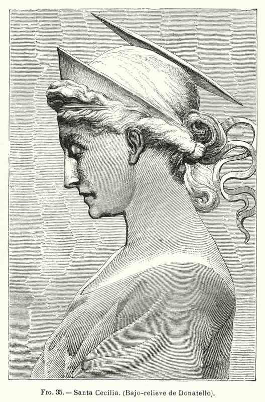 Santa Cecilia, bassorilievo di Donatello da Spanish School