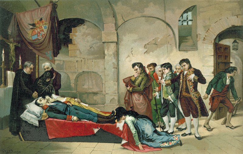 Gli eroi del 2 maggio, 1808 da Spanish School