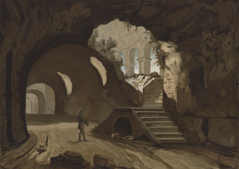 Corridoi sotterranei del Colosseo, Roma da Spanish School